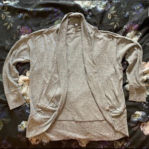 Aerie Cozy Heather Gray Cocoon Cardigan
